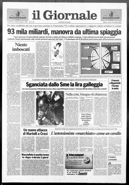 Il giornale : quotidiano del mattino